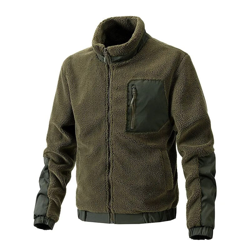 Comfortable Men's Wool Coat - Thomas