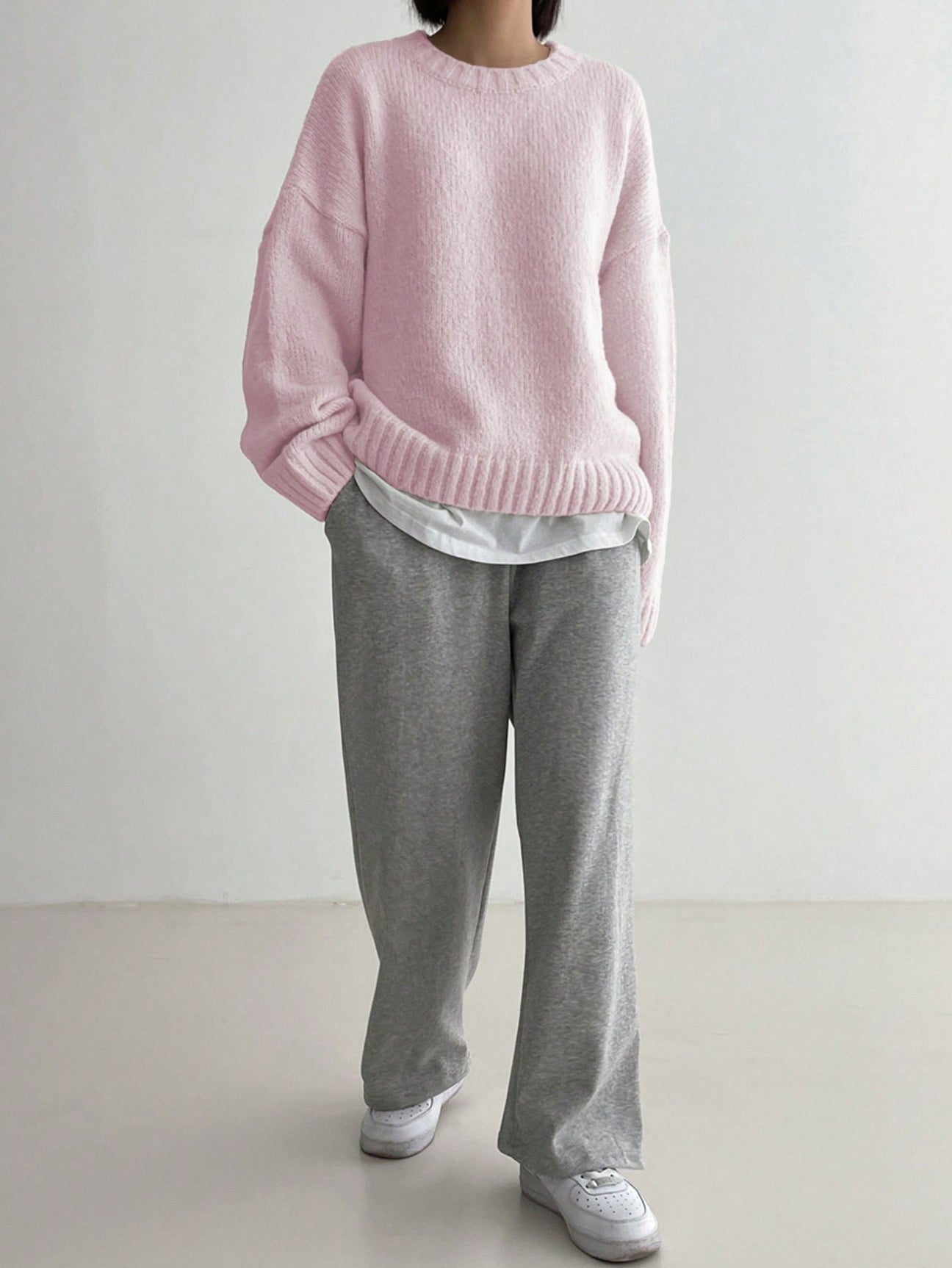 Comfortable Pink Women's Jumper - Livia