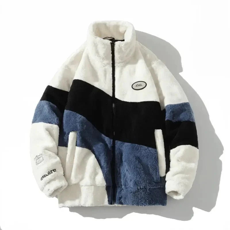 Cozy Color Block Jacket