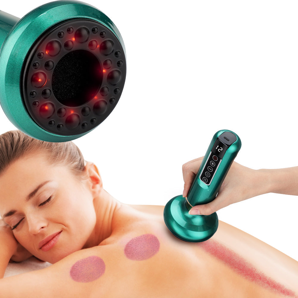 Pro Massage Cup with Suction and Scraping Tool - BritishElegance