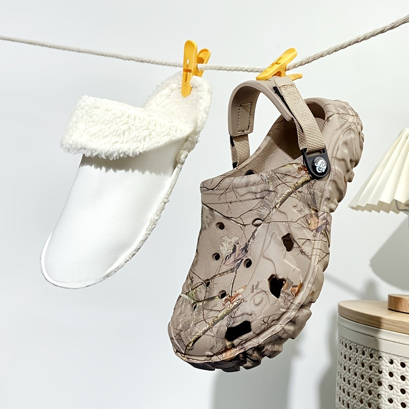 Men’s Winter Lined Crocs - Cozy Indoor House Shoes