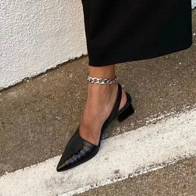 Comfortable Stiletto Slingback High Heel Shoes for Women