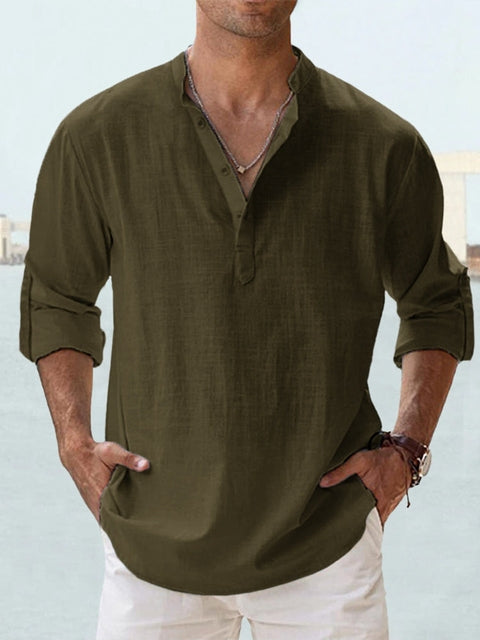 Comfortable Men's Shirt - Loose Fit - Lightweight and Stylish