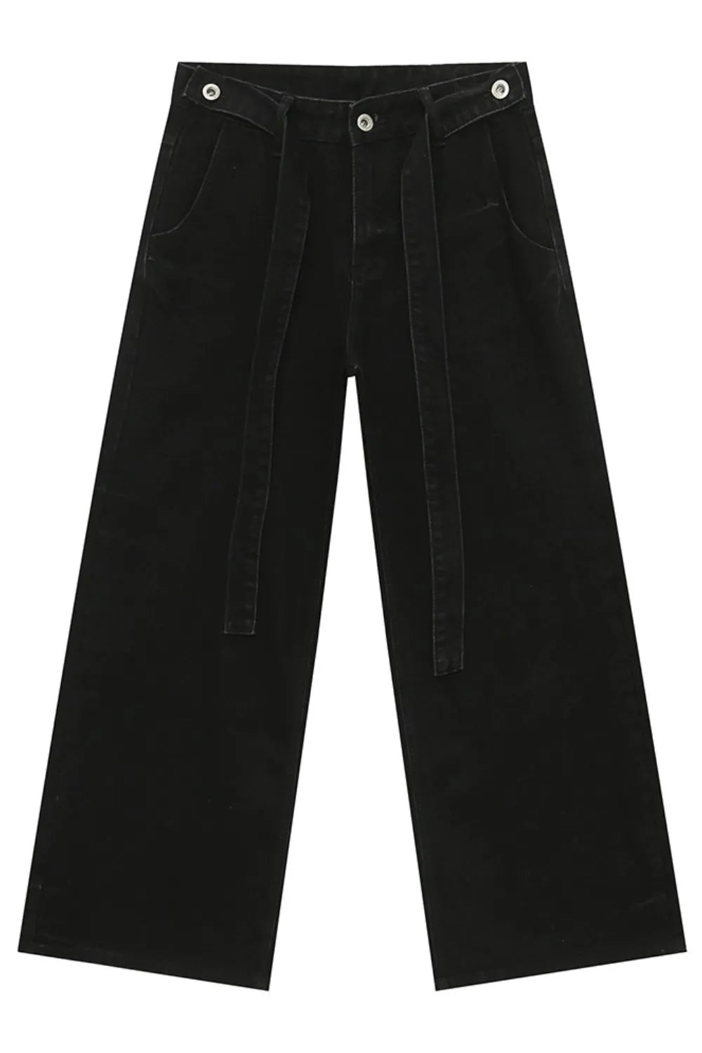 Comfortable High Waisted Wide Leg Women's Jeans