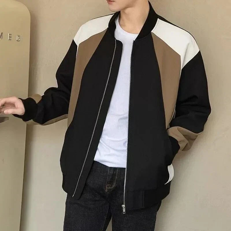 Men's George Baseball Jacket: On-Trend Fashion