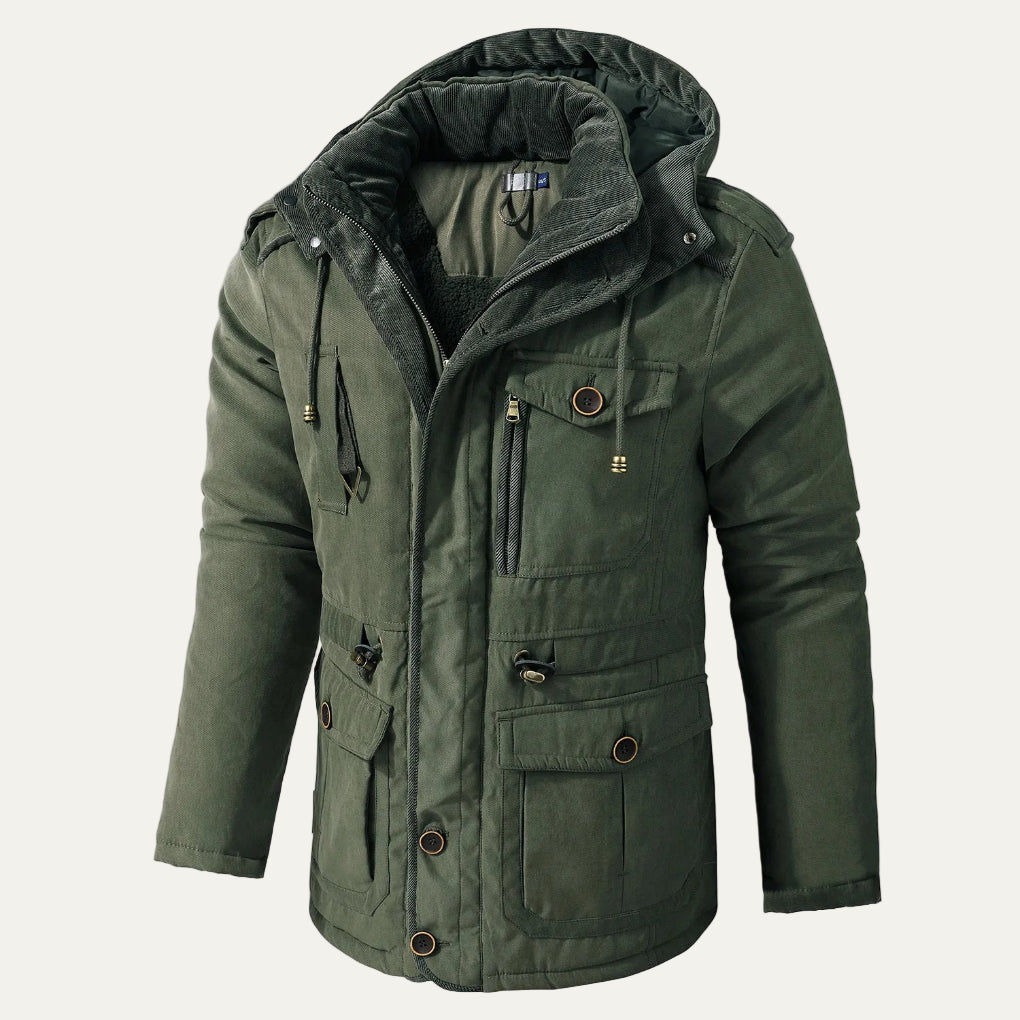 Men’s Insulated Military Style Cold Weather Parka