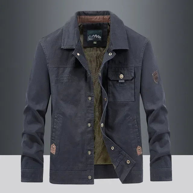 The Ranger Tactical Cargo Jacket for Men — Waterproof & Multi-Pocket Design