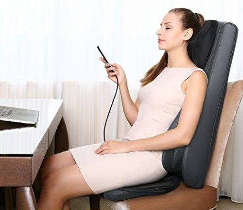 Heated Massage Chair Pad - BritishElegance