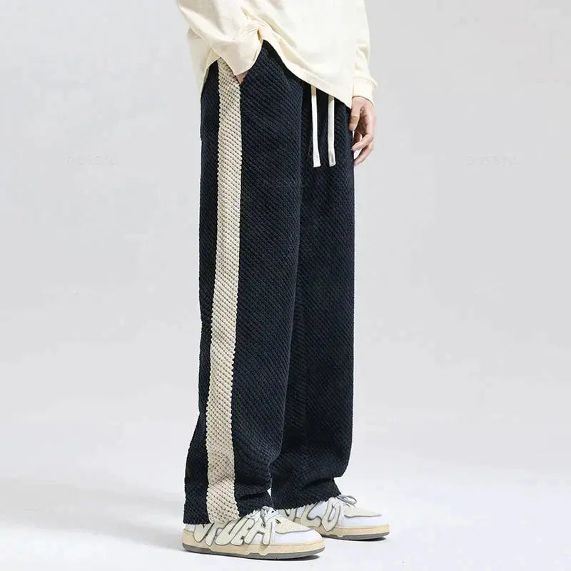 Ludovic - Hype embossed corduroy jogging pants