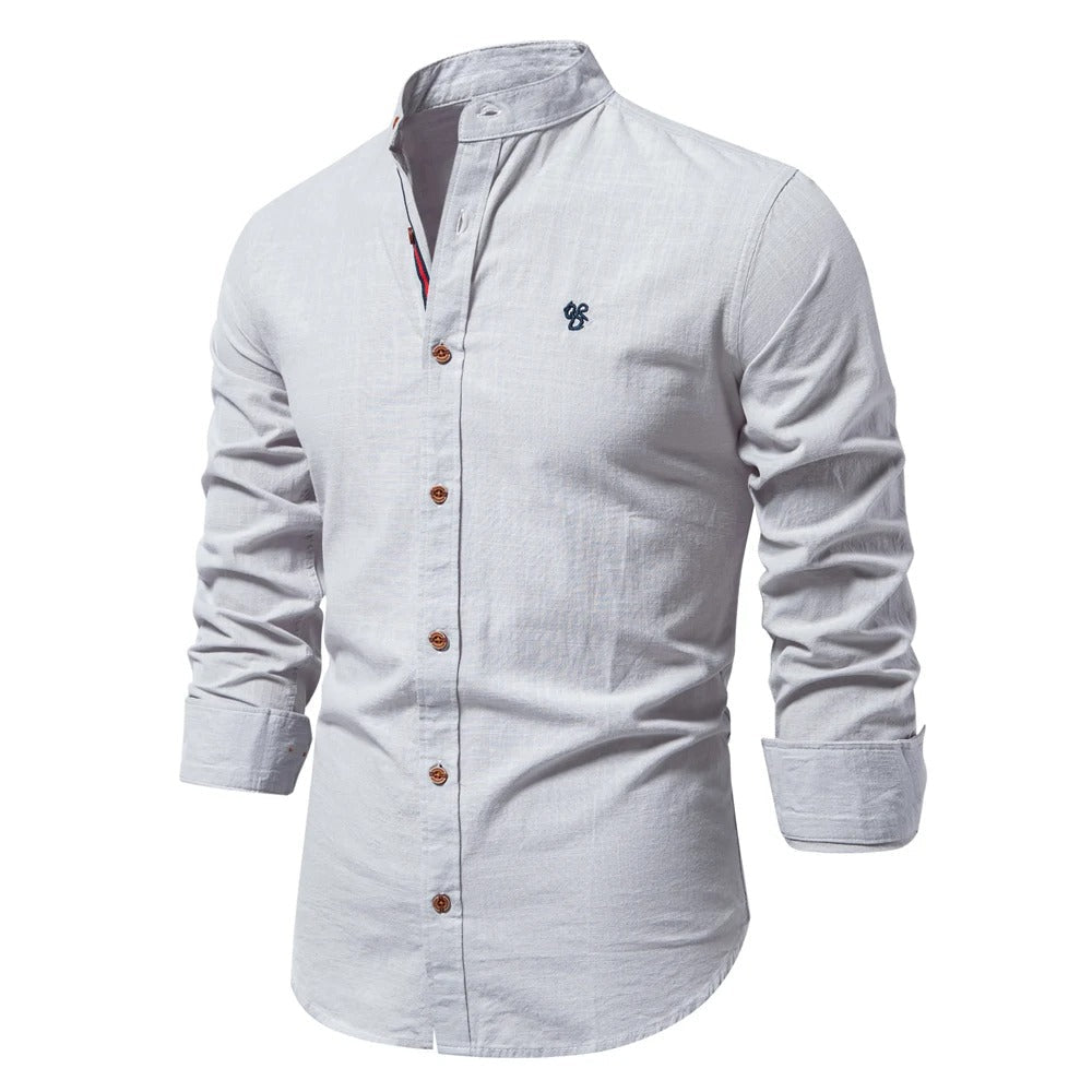 Slim Fit Casual Shirt with Button Front