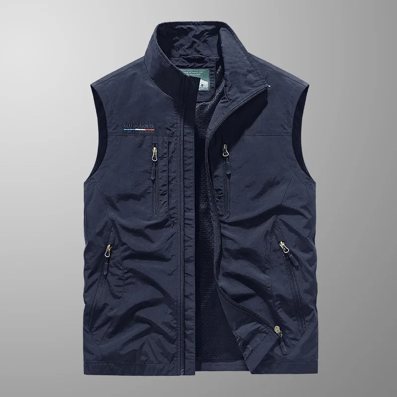 Lightweight Tactical Adventure Vest for Men