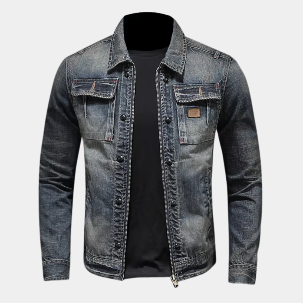 Stylish Men's Denim Jacket by Nathan