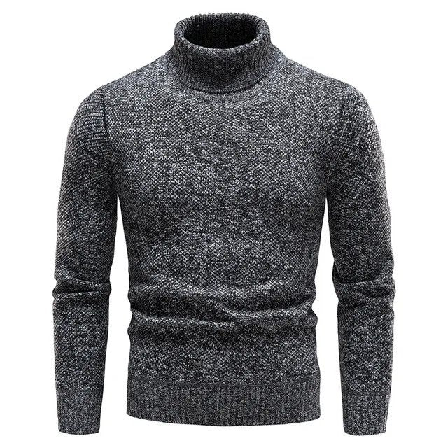 Warm Classic Men's Turtleneck Winter Sweater