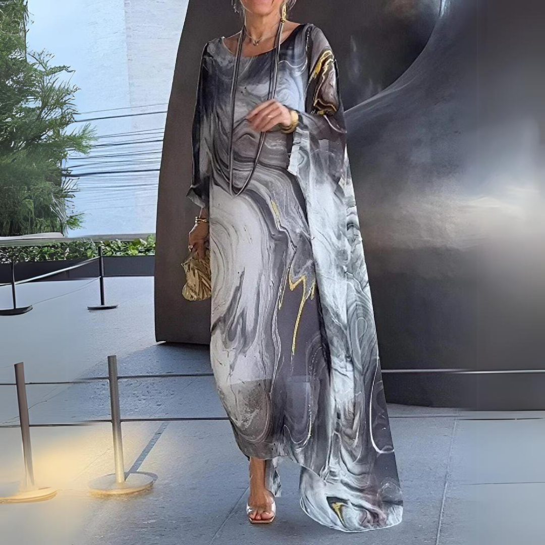 Zahara – Printed kaftan dress