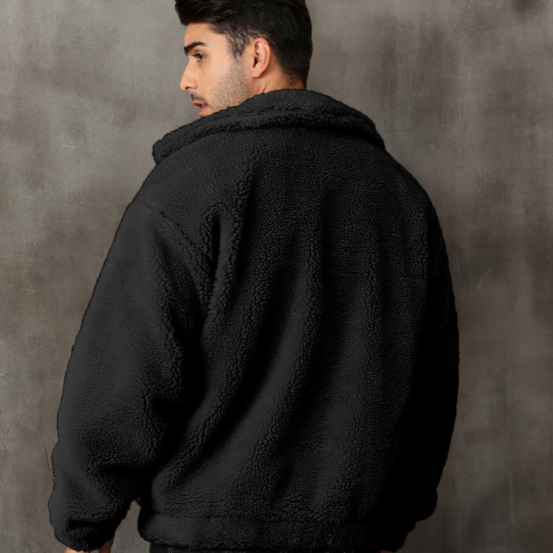 Cevori Warm Fur Lined Design Winter Coat
