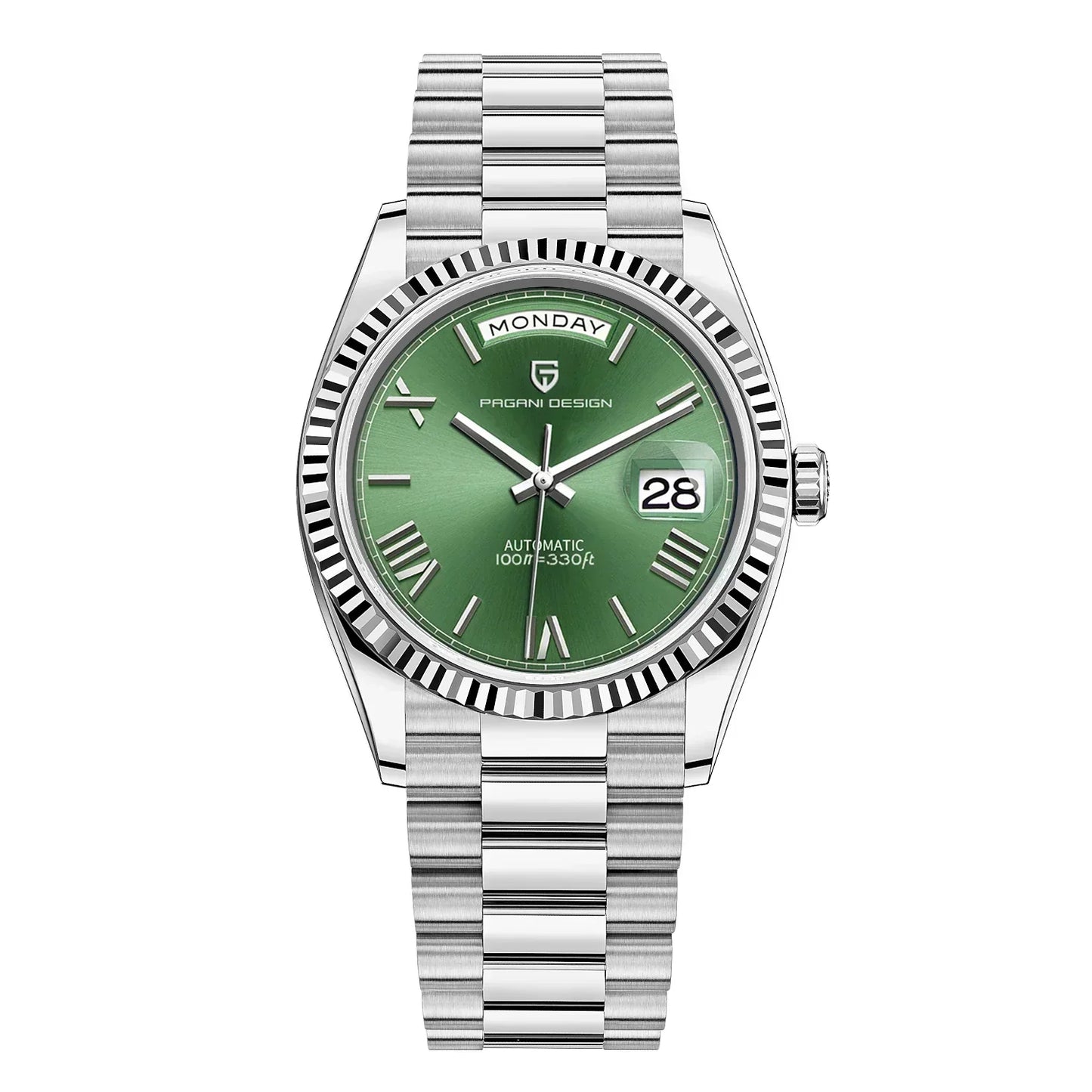 Premium Automatic Stainless Steel Men's Watch With Date