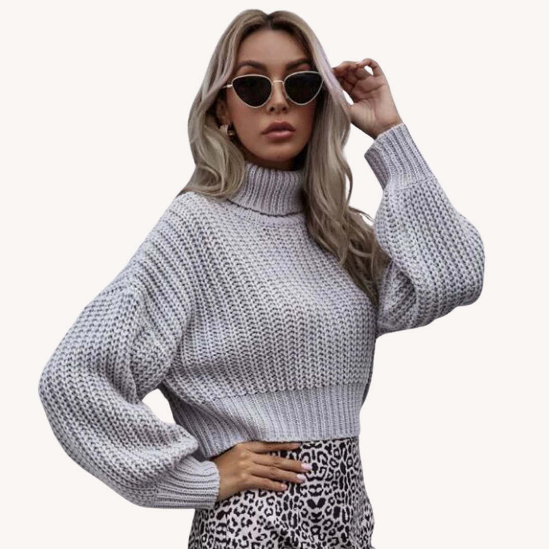 Women’s Cropped Knit Sweater