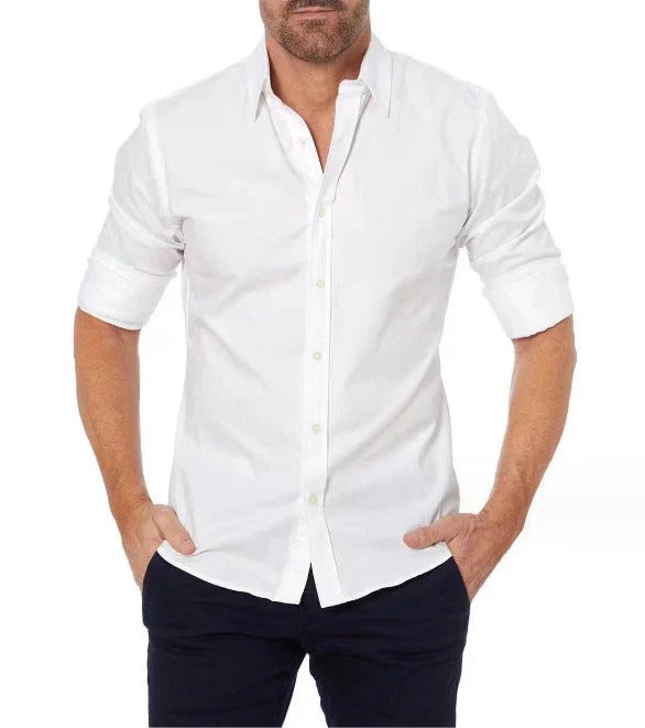 Triston zip-front men's shirt