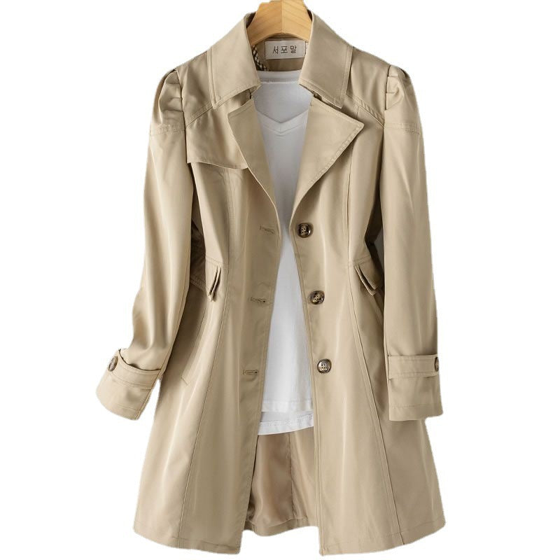 Women’s Classic Single Breasted Trench Coat
