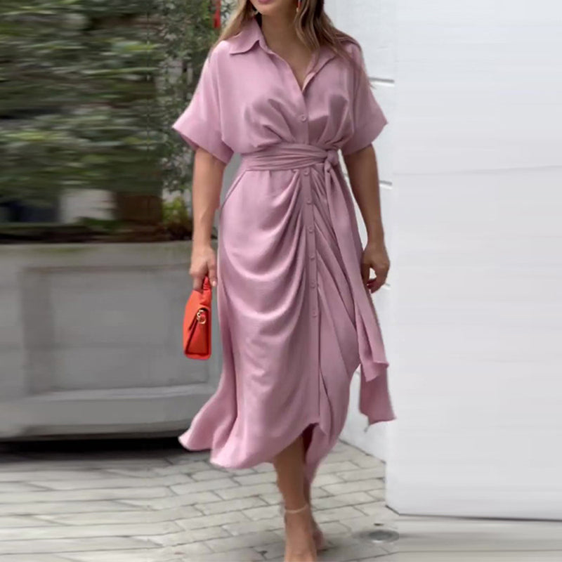 Chic Lightweight Drape Dress for Women