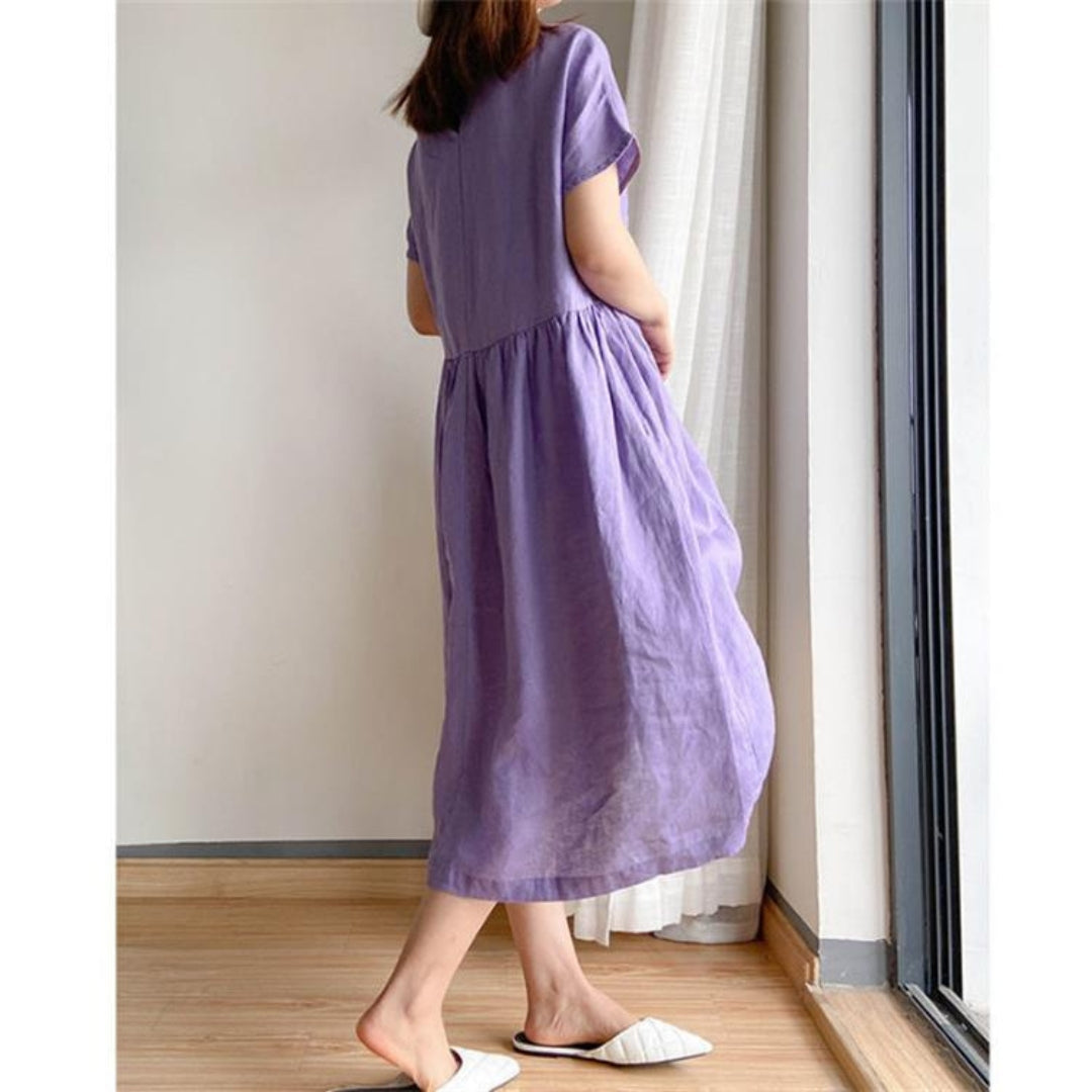 Women's Chic Short Sleeve Sundress