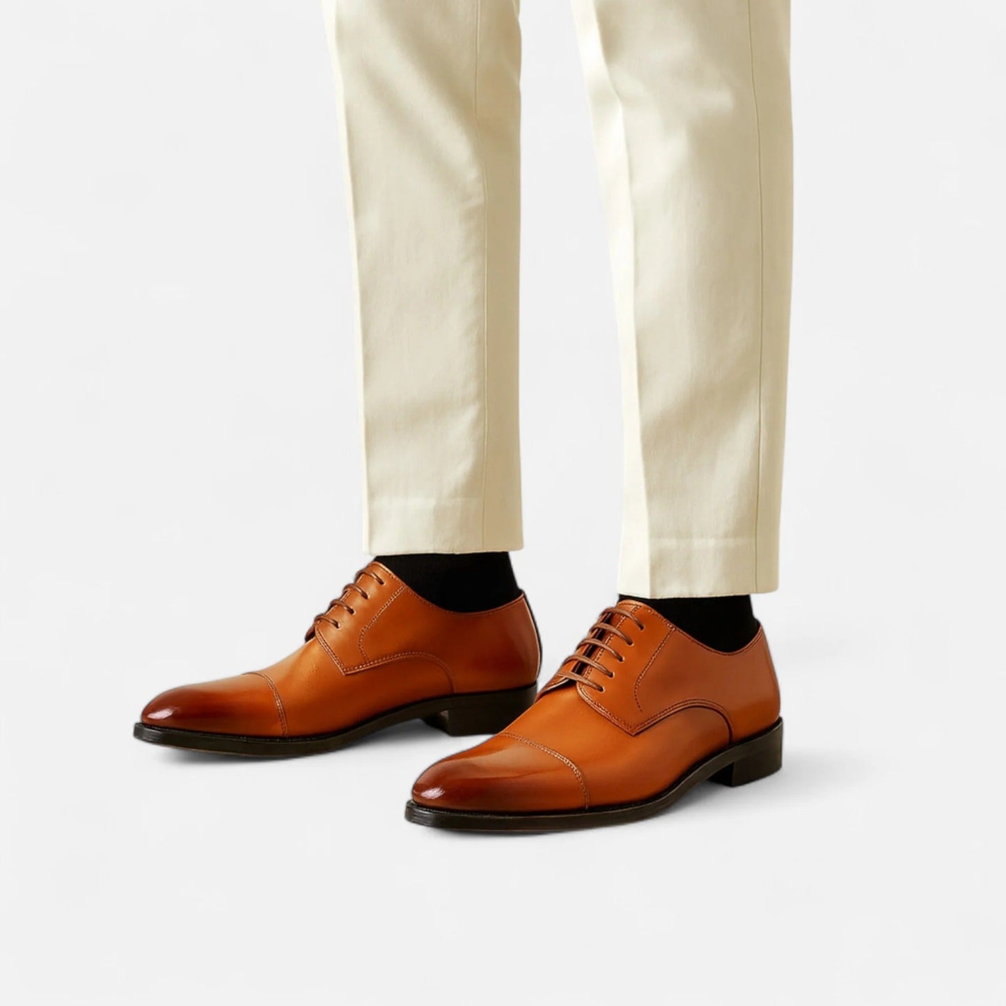 Classic PU Leather Oxford Office Shoes Men