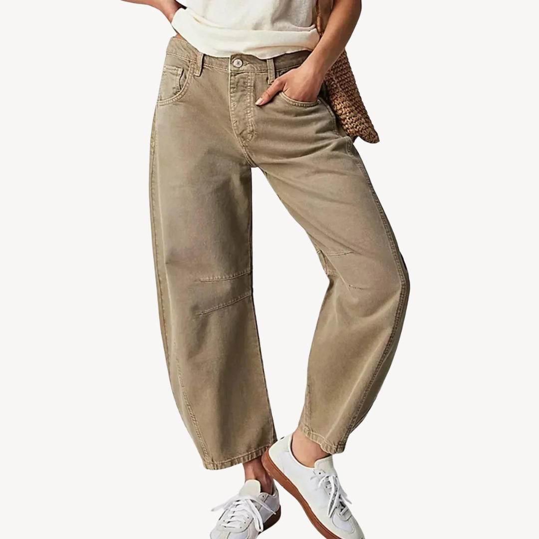 Women's Wide-Legged Denim Pants
