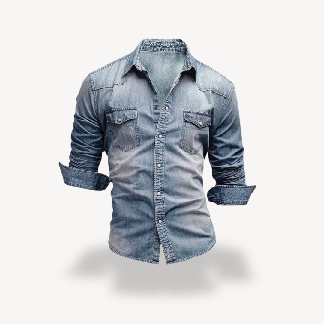 Denim Western Shirt Men's