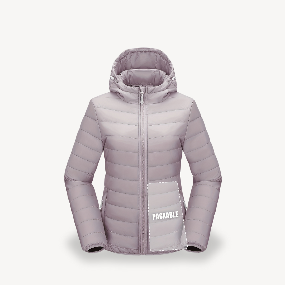 Women’s Packable Puffer Jacket with Hood
