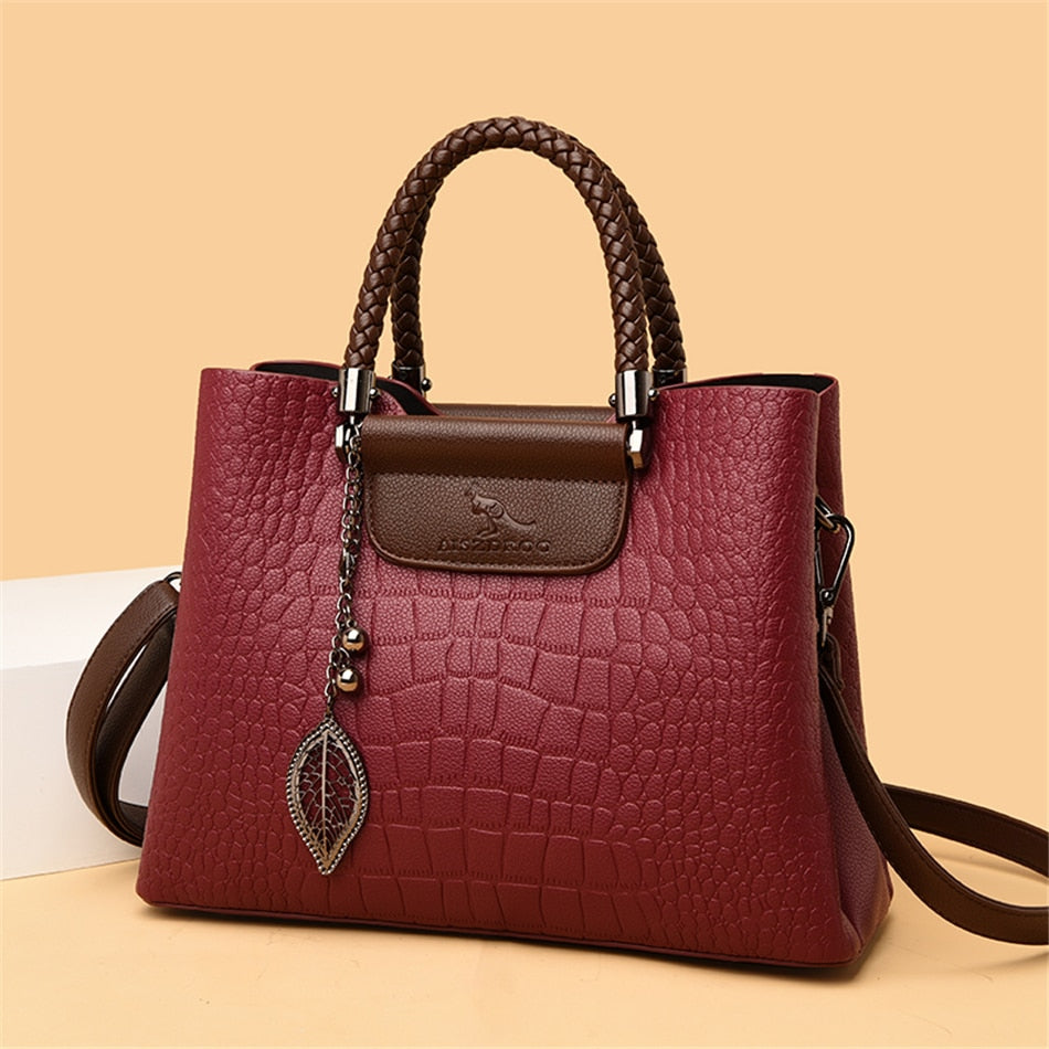 Luxury Leather Women's Handbag - Amara