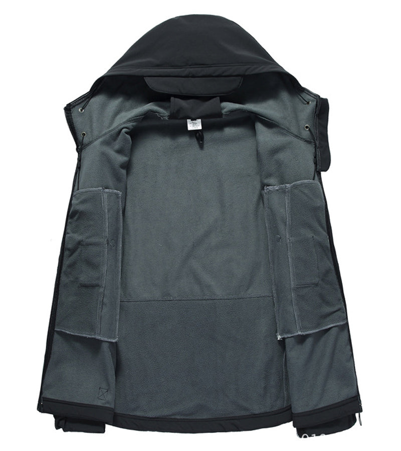 Men’s Softshell Jacket with Hood - Titan