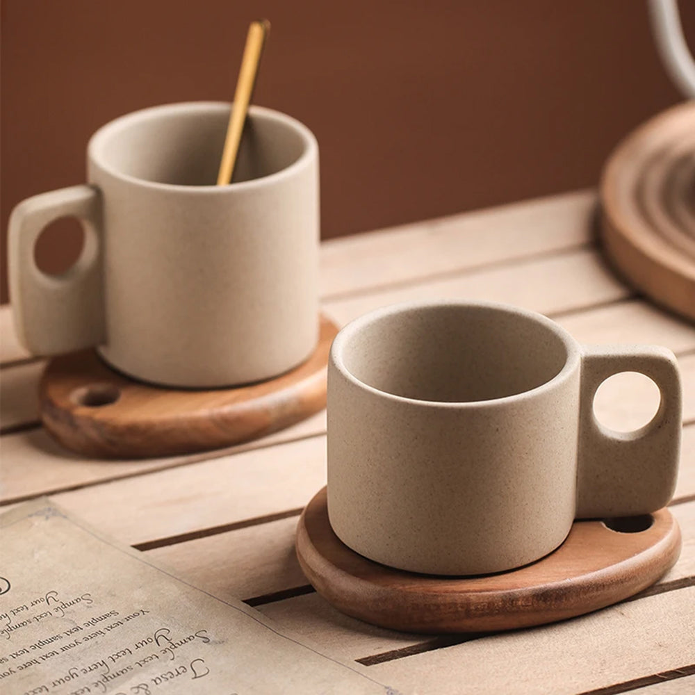 Ceramic Morning Coffee Mugs - BritishElegance