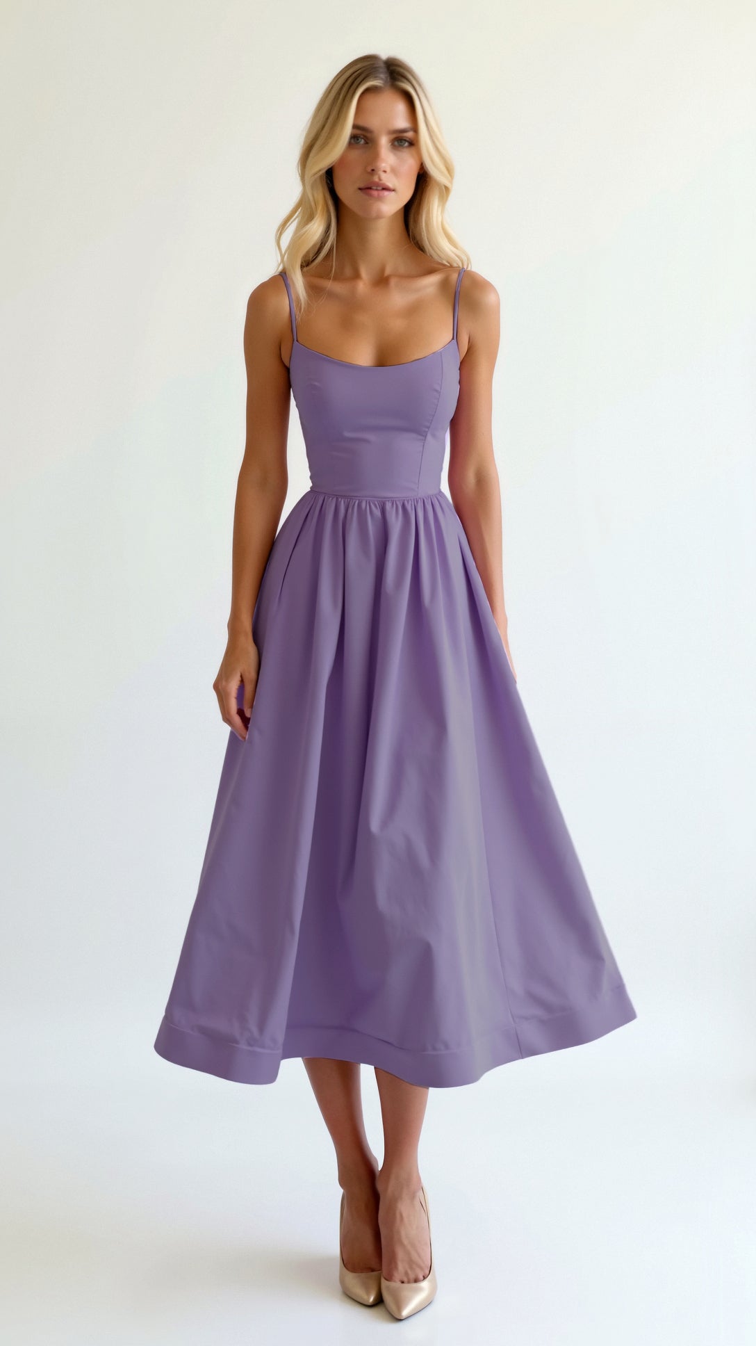 Chic Knee Length Dress for Women