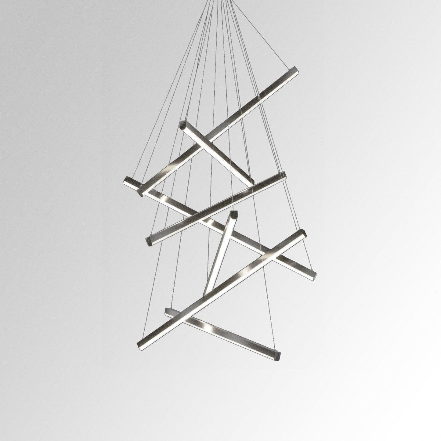 Layered Glass Pendant Chandelier - BritishElegance