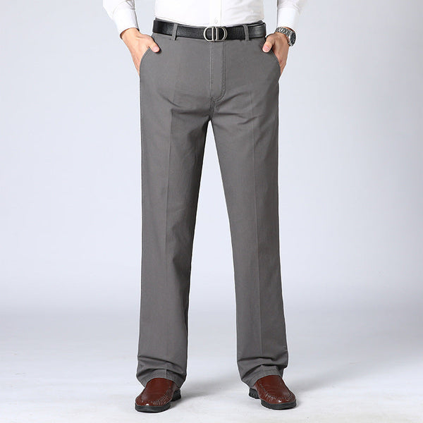 Men's Classic Comfort Fit Wool Trousers