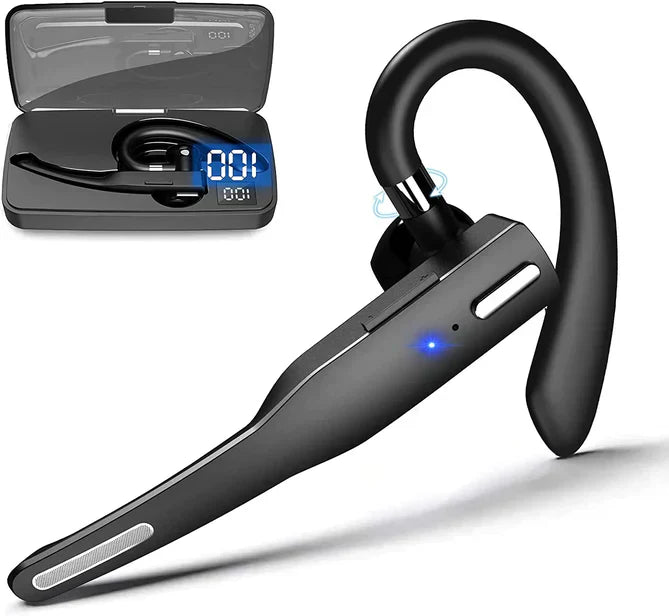 Clear Voice Wireless Bluetooth Headset With Noise Canceling - BritishElegance