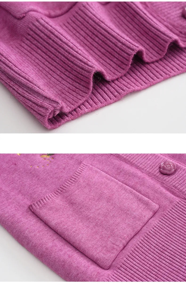 Oversized Velvet Knit Sweater 'Delight' – Soft & Stylish