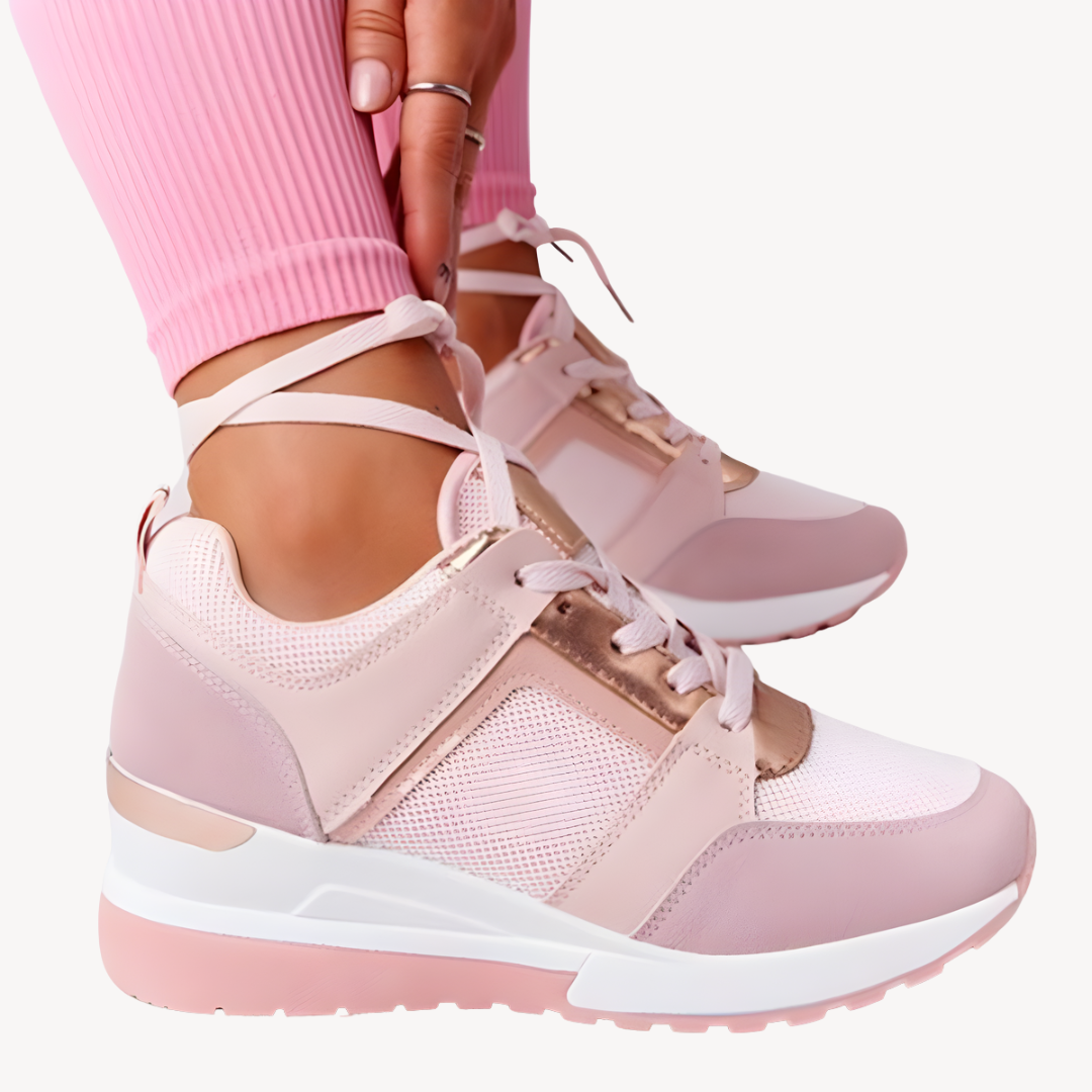 OrthoLift – Stylish Women’s Wedge Sneakers