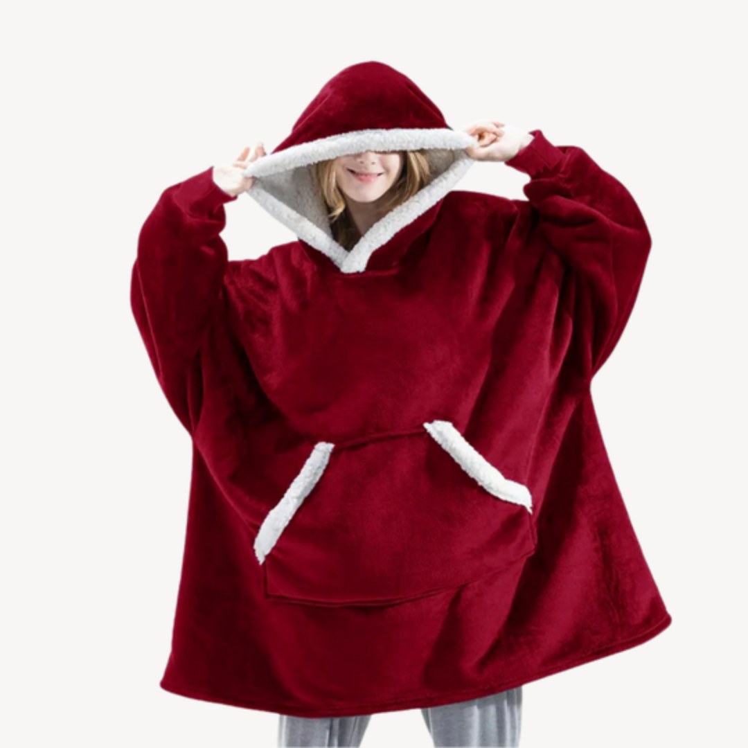 Oversized Tie-Dye Hoodie Blanket