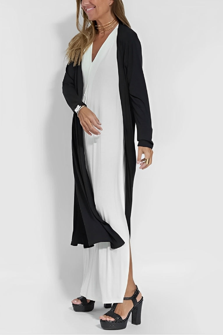 Chic V-Neck Summer Maxi Dress