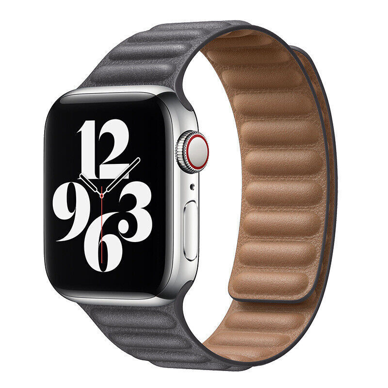 Stylish Leather Magnet Watch Strap