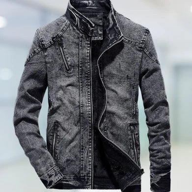 Men's Tyrone Casual Cotton Denim Jacket