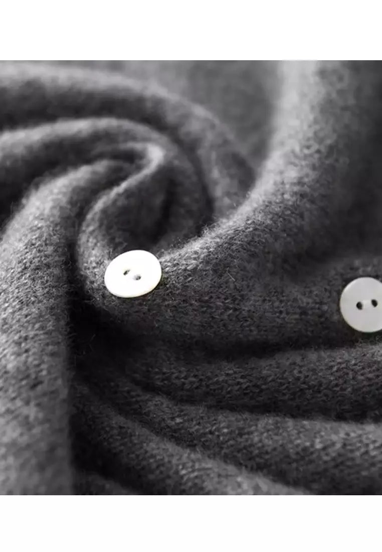 Simple Solid Long Sleeve Jumper - PurStyle