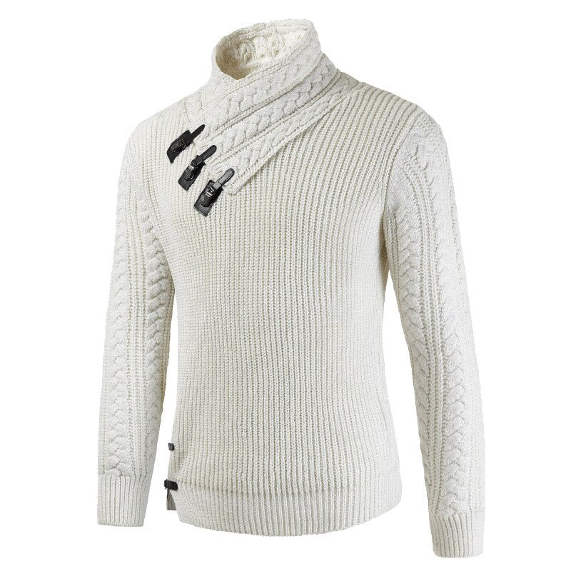 Cevori Knitted Style Soft Warm Long Sleeve Jumper