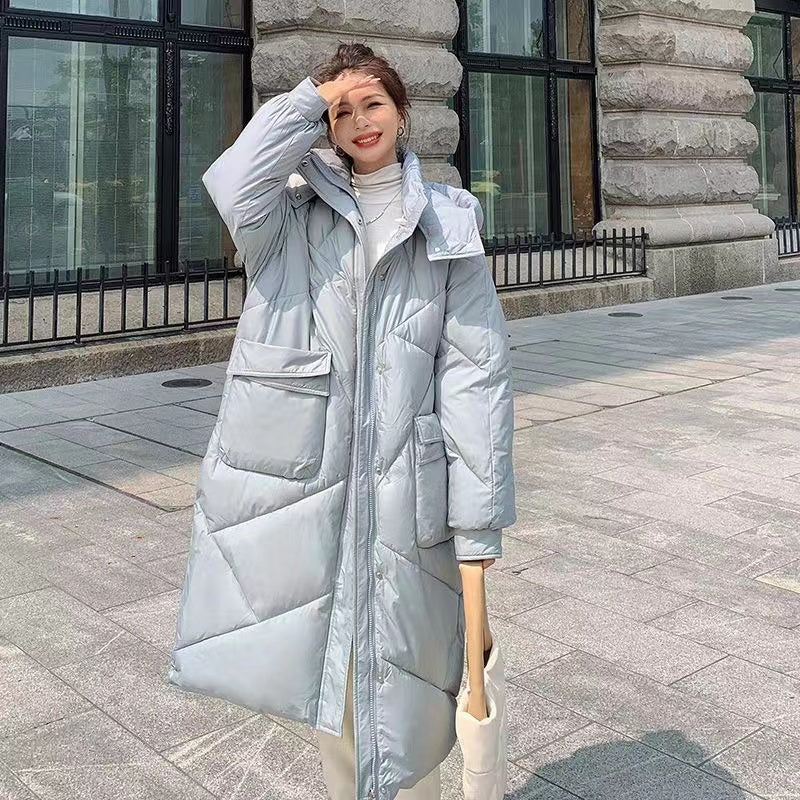 Cozy Women's Down Parka with Large Pockets