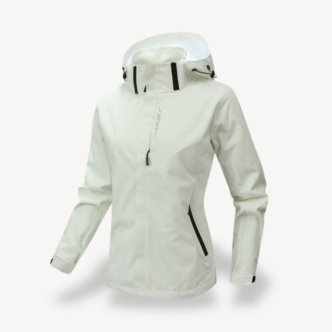 Women's Water-Resistant Windbreaker Hiking Jacket