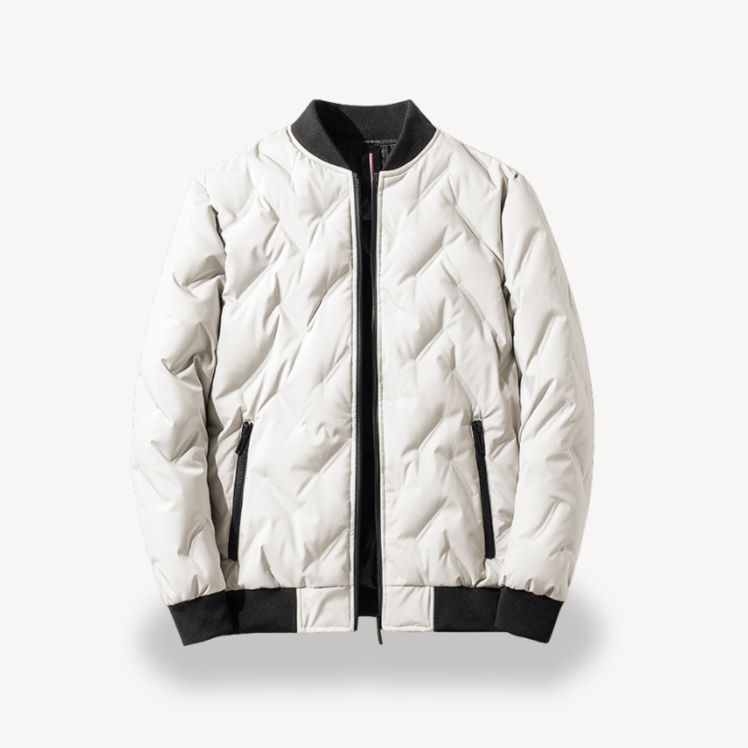 Men's Hybrid Puffer Bomber Jacket