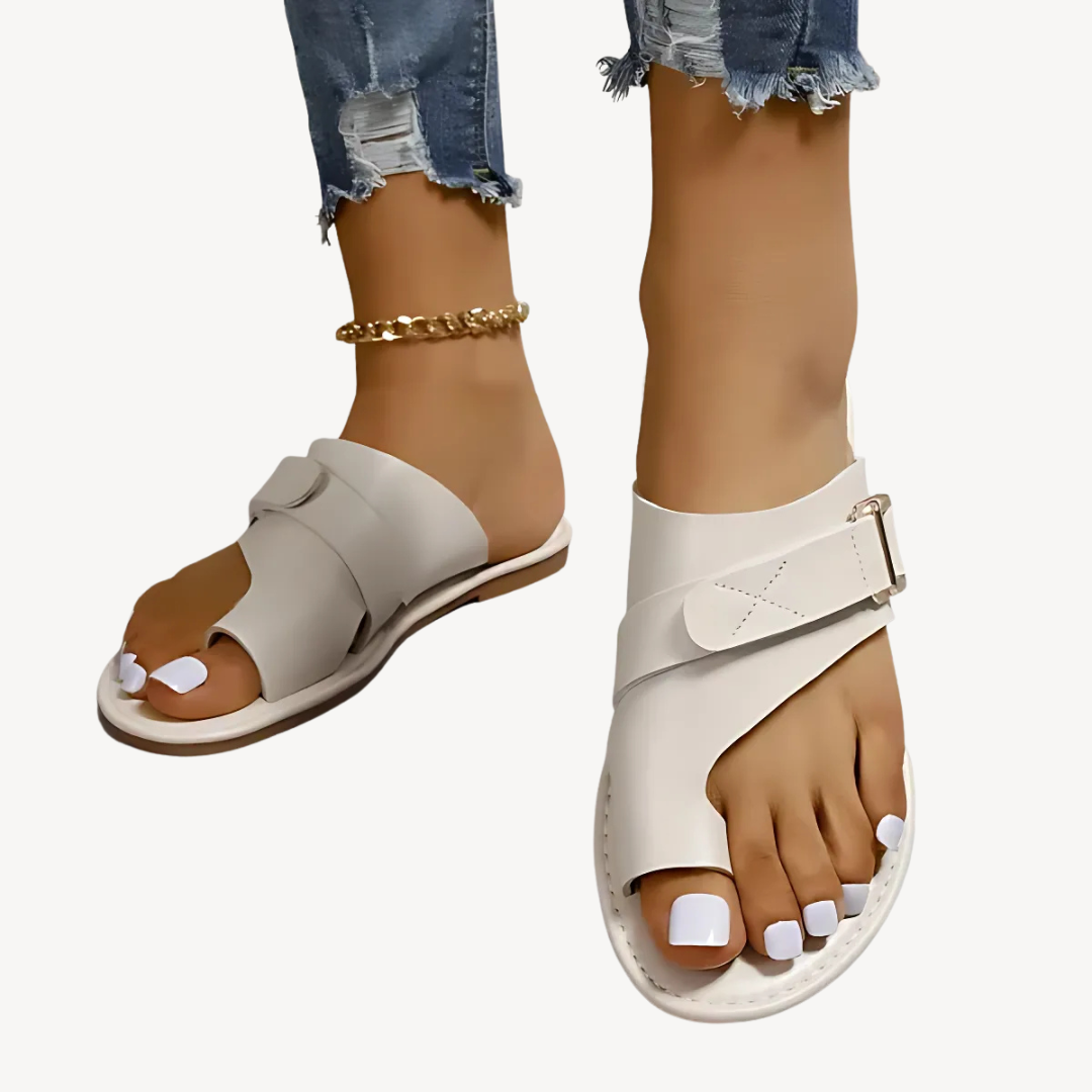 Women's Orthopedic Slide Sandals with Adjustable Strap