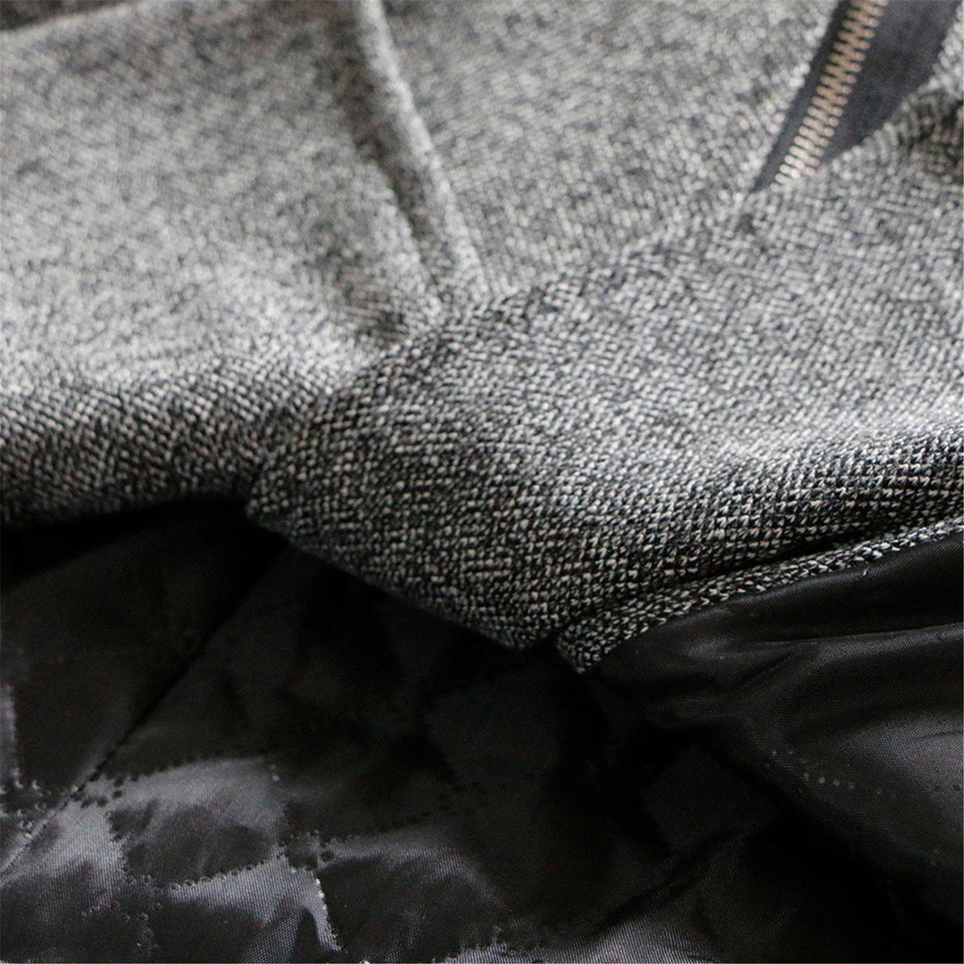 Women’s Mid Length Asymmetrical Zip Winter Coat