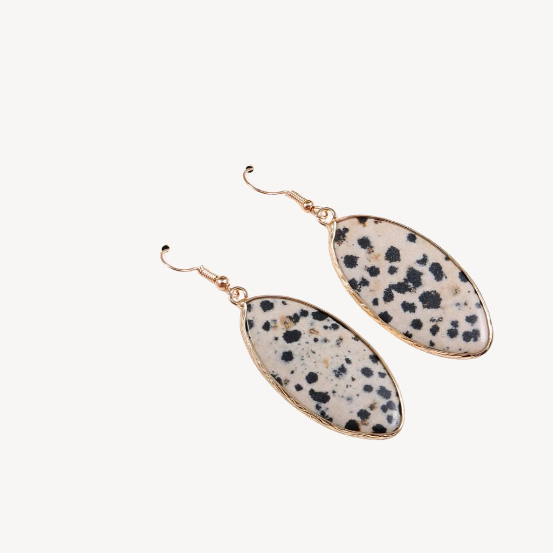 Gemstone Drop Earrings